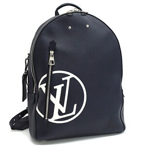Louis Vuitton LV Circle Armand Backpack Taurillon Leather Navy Blue